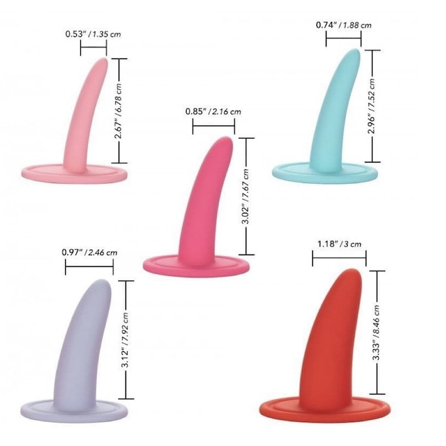 She-ology 5-piece Wearable Vaginal Dilator Set